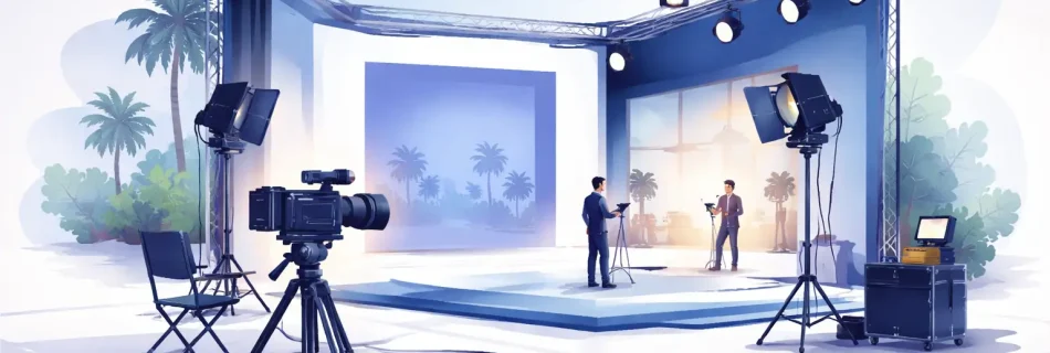 Music video studio hire and set build in West London