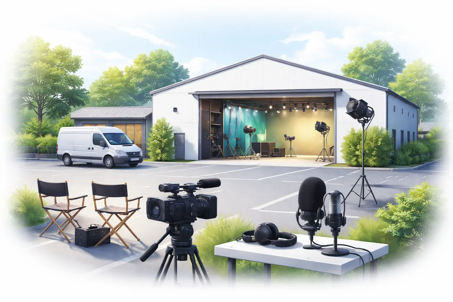 West London Studio with Free Parking and Production Support