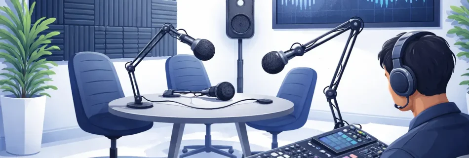 Soundproof Podcast Studios with Engineer Support near Heathrow