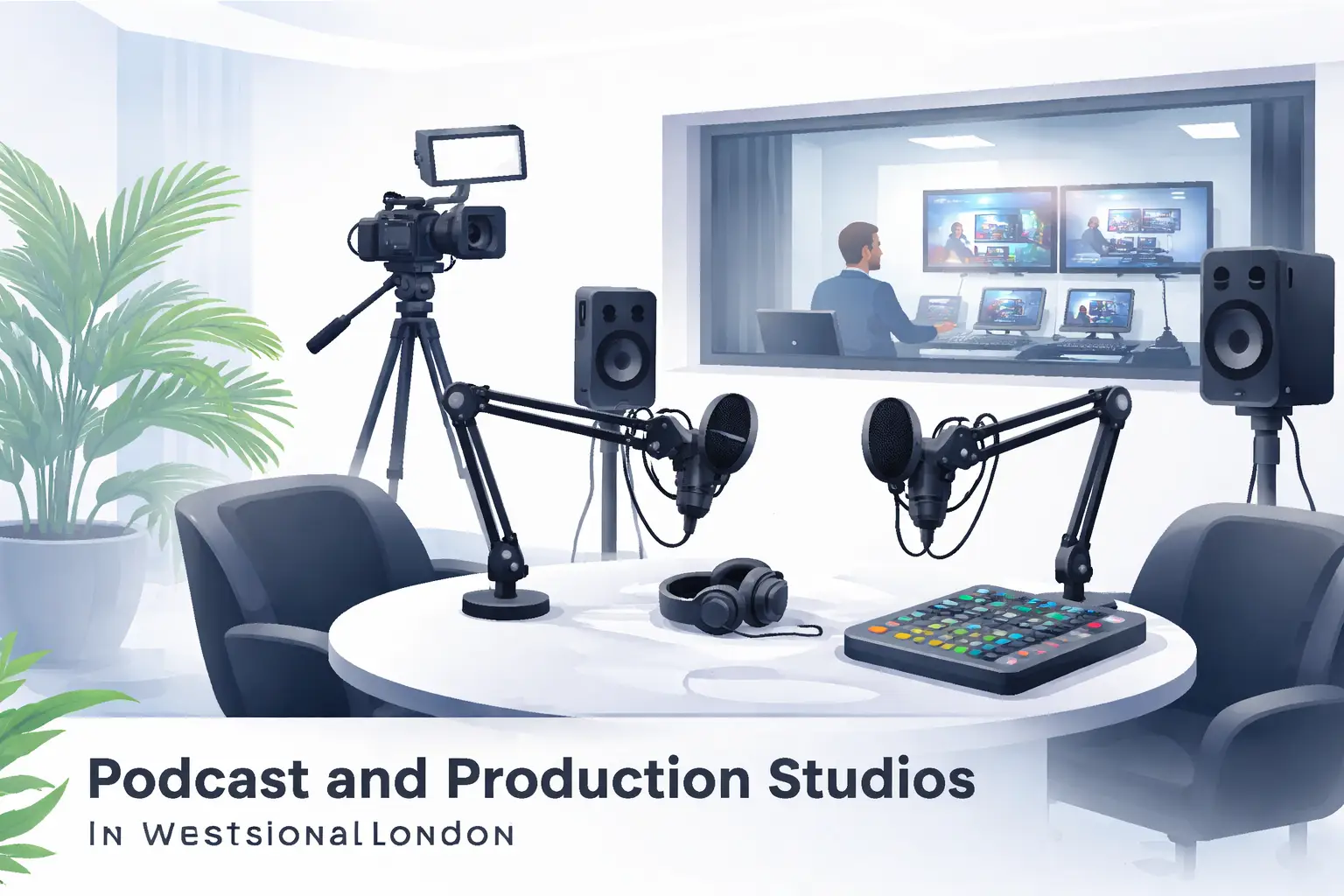 Podcast and Production Studios for Hire in West London