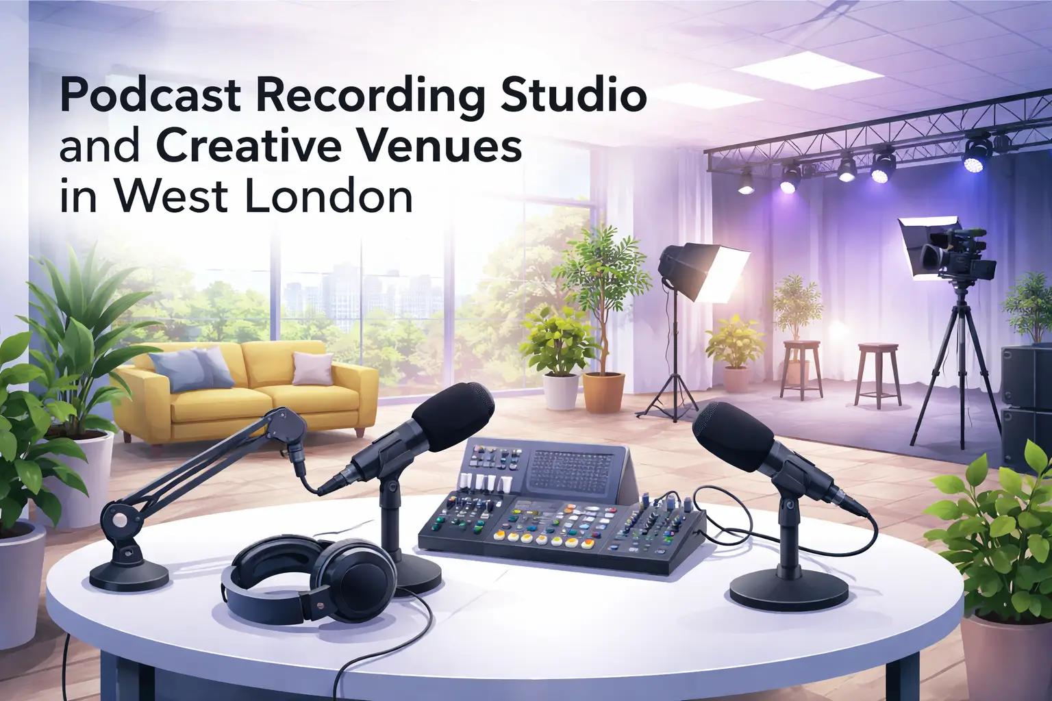 Podcast Recording Studio and Creative Venues in West London
