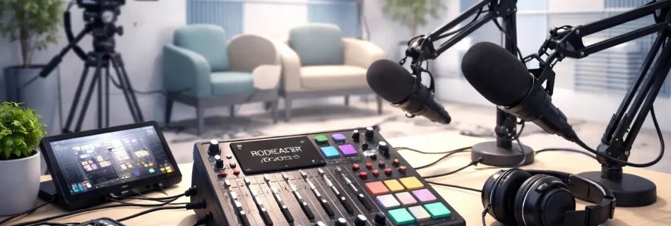 Podcast Recording Studio with RØDECaster in West London