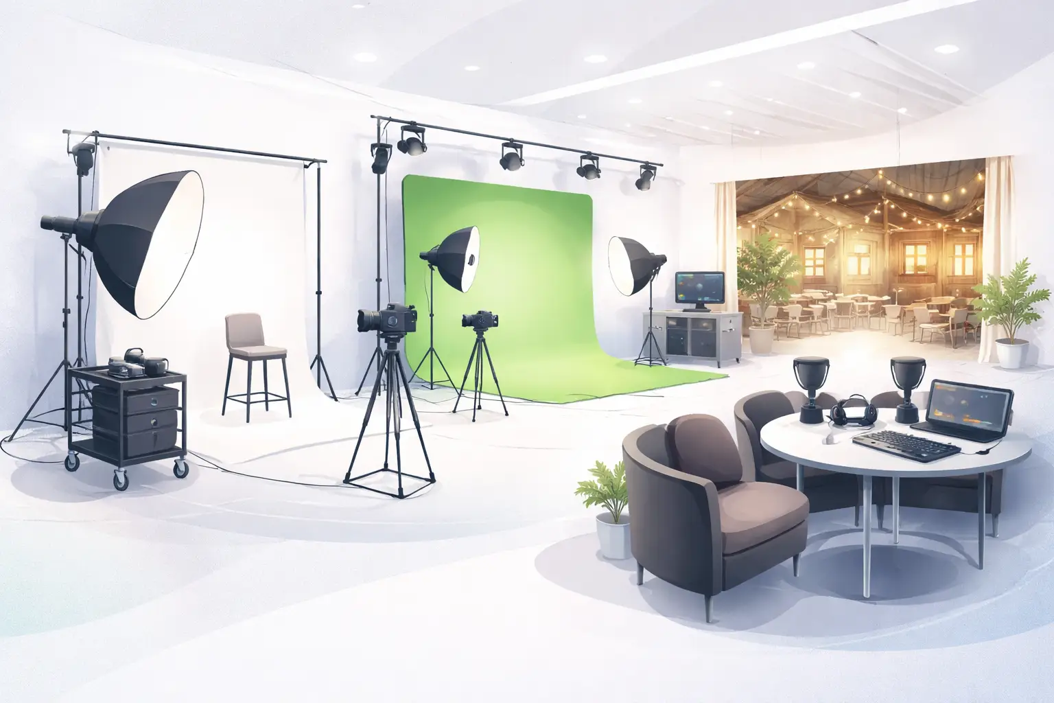 Commercial shoot studio and creative venue in West London