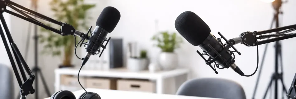 Studio hire West London podcast features for creators
