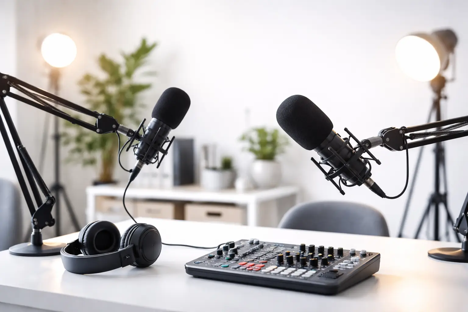 Studio hire West London podcast features for creators