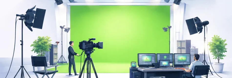 Green Screen Studio Hire with Production Support West London