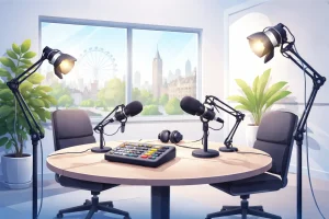 Podcast Studio Hire West London for Creative Content Makers
