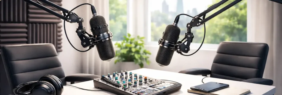 Podcast Studio London Hire for Professional Recording