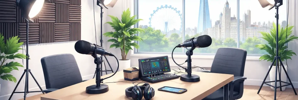 Podcast Studio Hire West London for Creators
