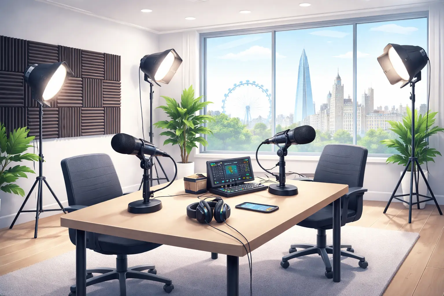 Podcast Studio Hire West London for Creators