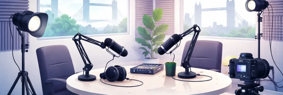 Studio hire West London essentials for podcasting professionals